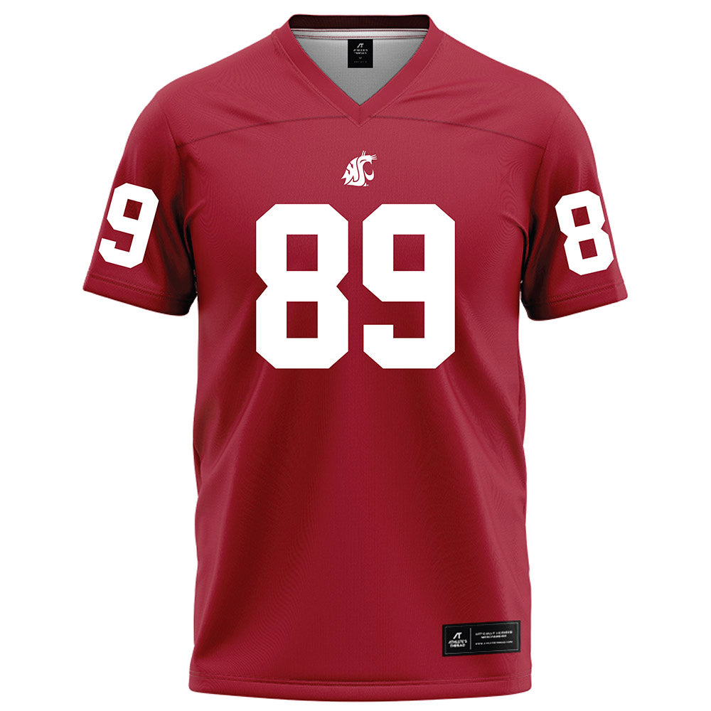 WSU - NCAA Football : Donovan Fitzmaurice - Red Football Jersey-0