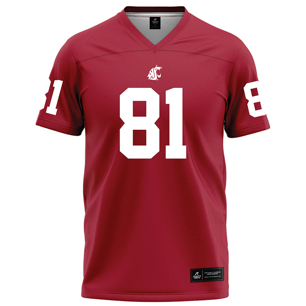 WSU - NCAA Football : Peyton Read - Red Football Jersey-0
