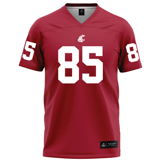 WSU - NCAA Football : Kaden Harken - Red Football Jersey-0