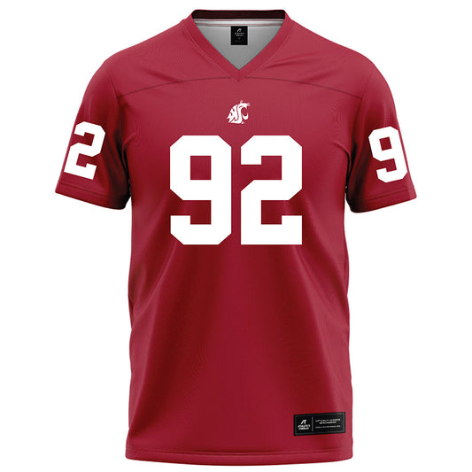 WSU - NCAA Football : Darrion Dalton - Red Football Jersey-0