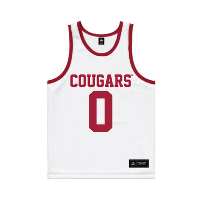 WSU - NCAA Men's Basketball : Jaylen Wells - White Basketball Jersey