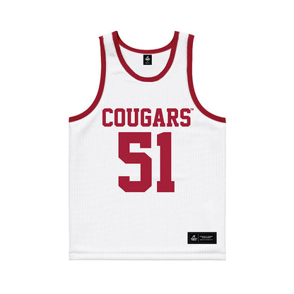 WSU - NCAA Men's Basketball : Kase Wynott - White Basketball Jersey