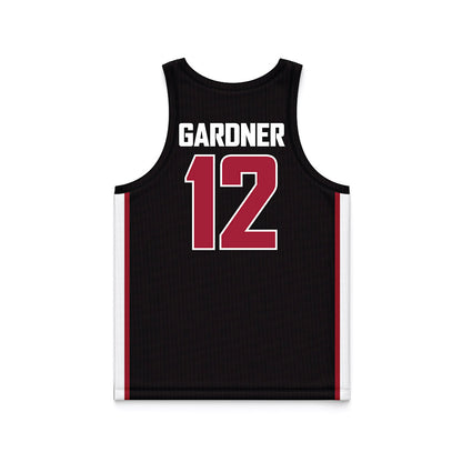 WSU - NCAA Women's Basketball : Kyra Gardner - Black Basketball Jersey