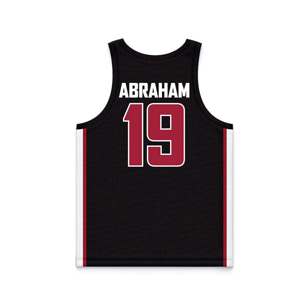 WSU - NCAA Women's Basketball : Charlotte Abraham - Black Basketball Jersey-1