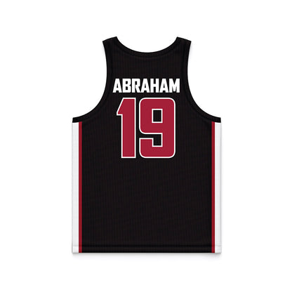 WSU - NCAA Women's Basketball : Charlotte Abraham - Black Basketball Jersey-1