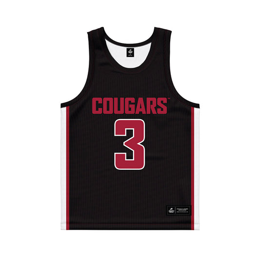 WSU - NCAA Women's Basketball : Candace Kpetikou - Black Basketball Jersey