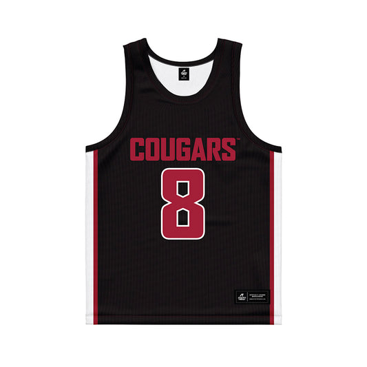 WSU - NCAA Women's Basketball : Kenzie Chatfield - Black Basketball Jersey-0