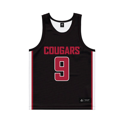 WSU - NCAA Women's Basketball : Tanja Valancic - Black Basketball Jersey-0