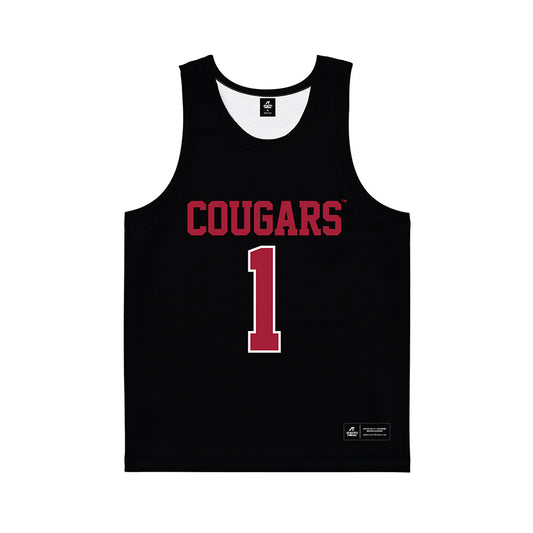 WSU - NCAA Women's Basketball : Malvina Haziri - Black Basketball Jersey-0