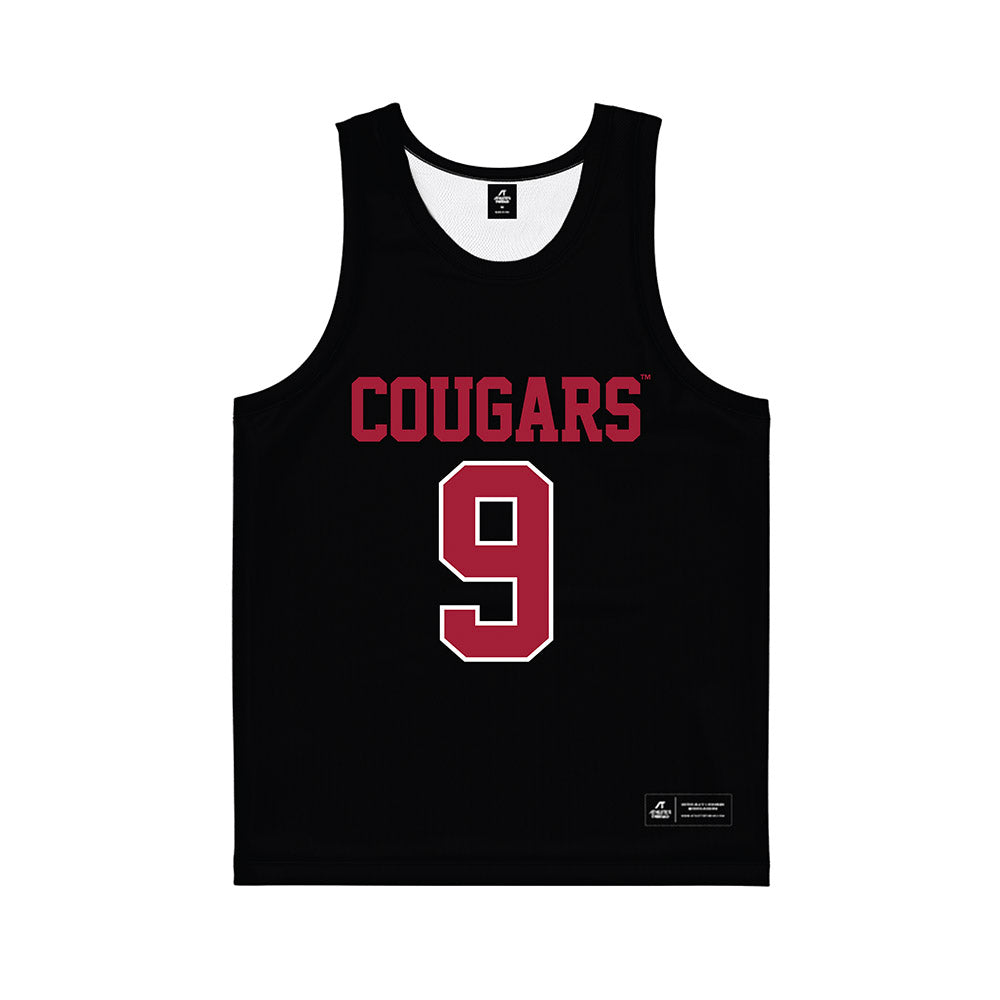 WSU - NCAA Women's Basketball : Tanja Valancic - Black Basketball Jersey-0