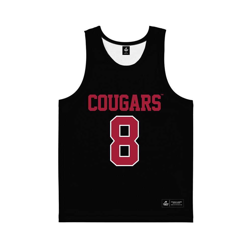 WSU - NCAA Women's Basketball : Kenzie Chatfield - Black Basketball Jersey-0