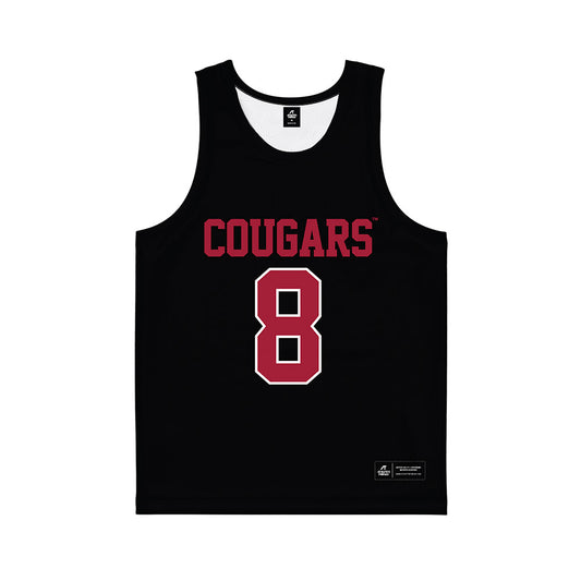 WSU - NCAA Women's Basketball : Kenzie Chatfield - Black Basketball Jersey-0
