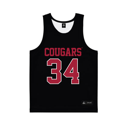 WSU - NCAA Women's Basketball : Jenna Villa - Black Basketball Jersey