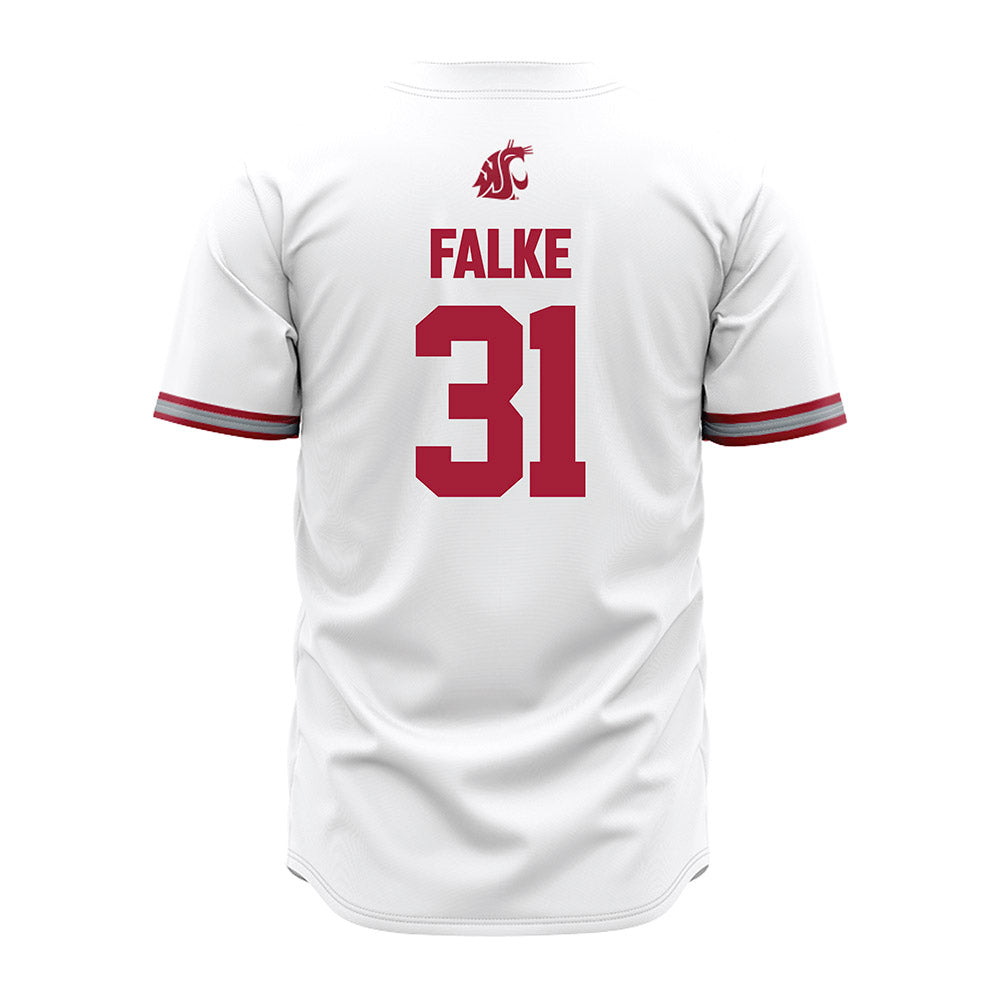 WSU - NCAA Baseball : Ryan Falke - White Jersey-1