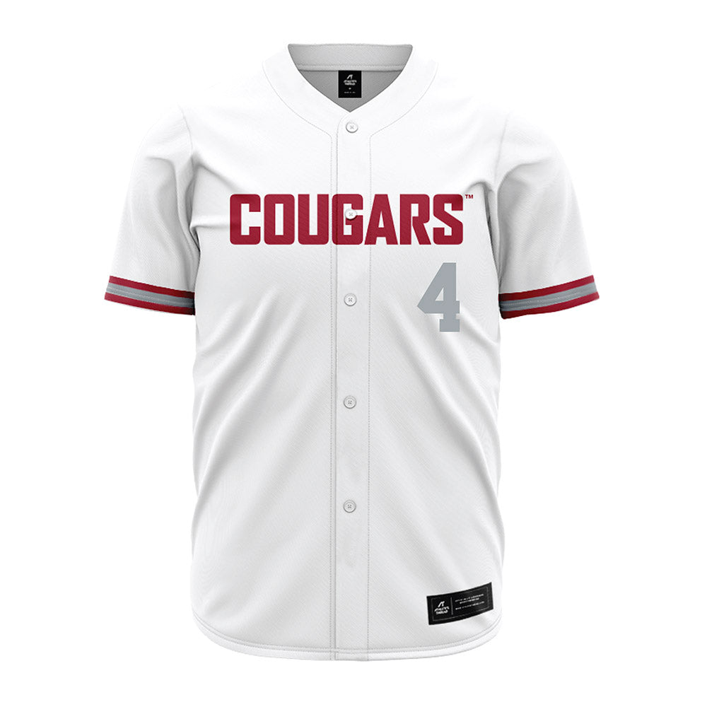 WSU - NCAA Baseball : Alexandre Giguere - White Jersey-0