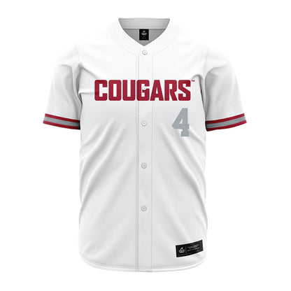 WSU - NCAA Baseball : Alexandre Giguere - White Jersey-0