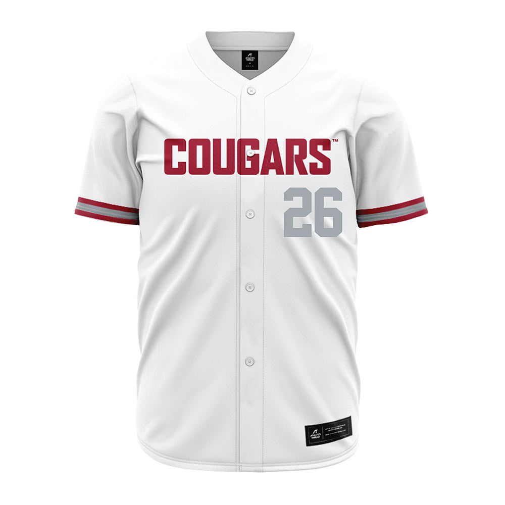 WSU - NCAA Baseball : Owen Harper - White Jersey-0