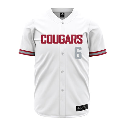 WSU - NCAA Baseball : Gavin Roy - White Jersey-0