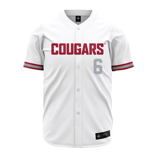 WSU - NCAA Baseball : Gavin Roy - White Jersey-0