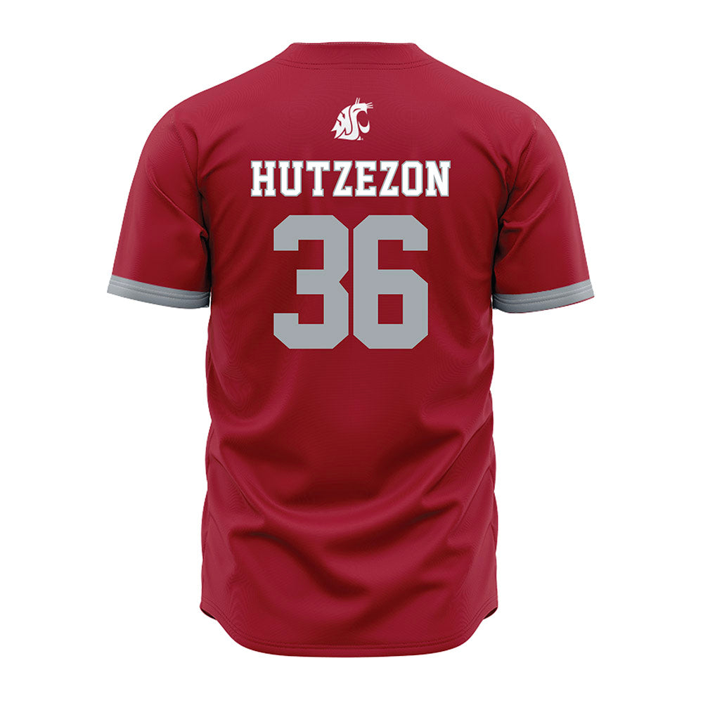 WSU - NCAA Baseball : Ingmar Hutzezon - Red Jersey-1