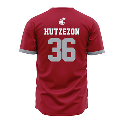WSU - NCAA Baseball : Ingmar Hutzezon - Red Jersey-1