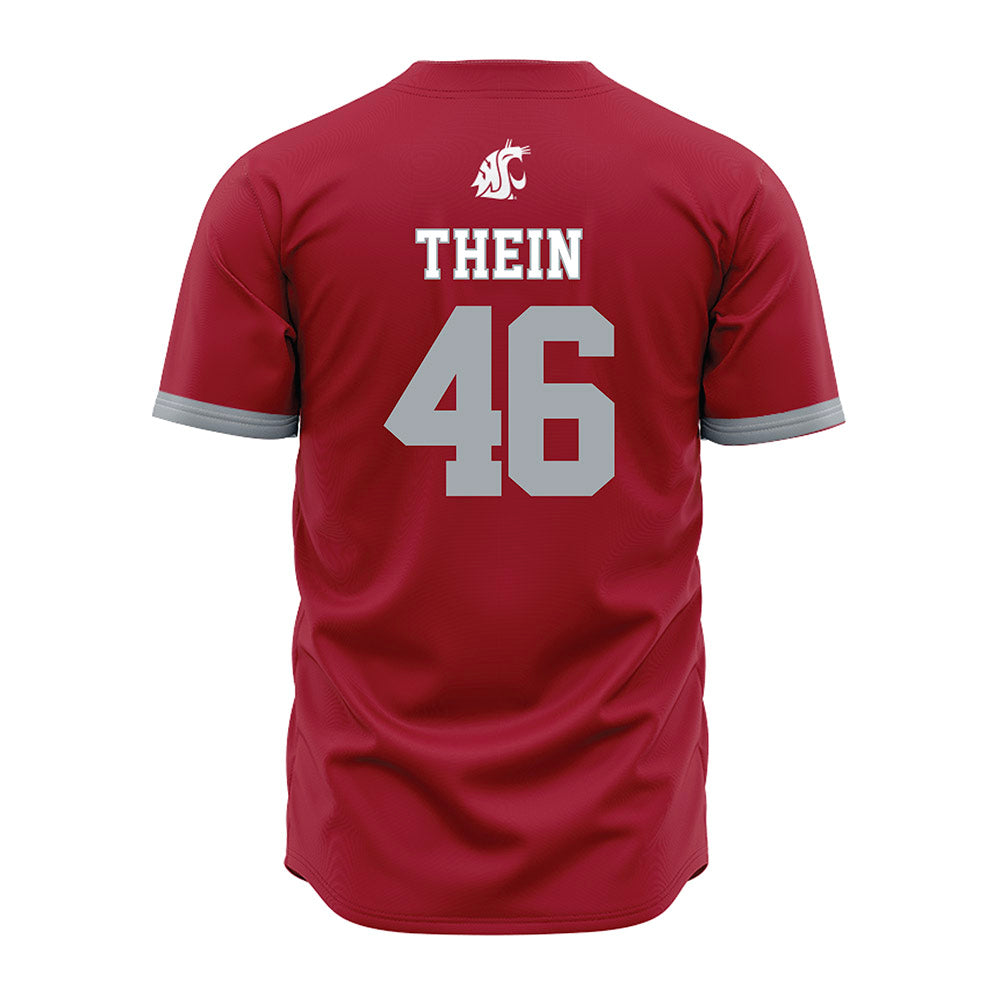 WSU - NCAA Baseball : Noah Thein - Red Jersey-1