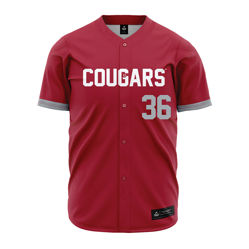 WSU - NCAA Baseball : Ingmar Hutzezon - Red Jersey-0