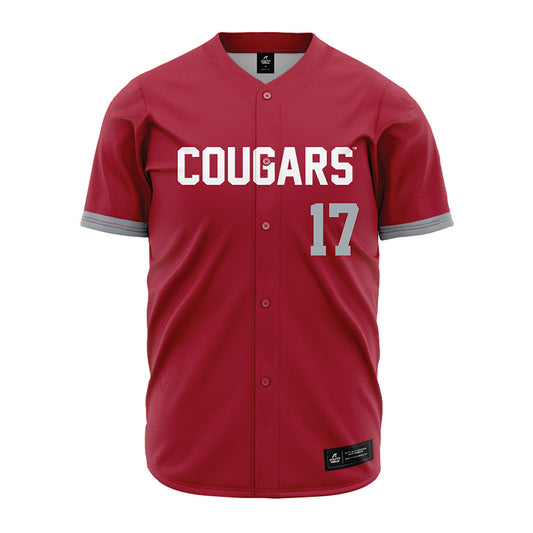 WSU - NCAA Baseball : Trevor Smith - Red Jersey-0