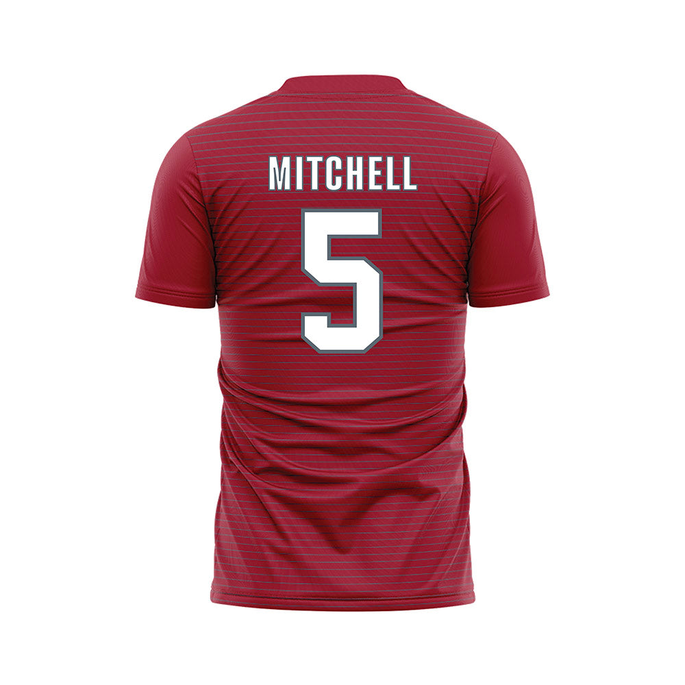 WSU - NCAA Women's Soccer : Keira Mitchell - Red Soccer Jersey-1