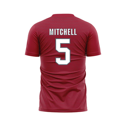 WSU - NCAA Women's Soccer : Keira Mitchell - Red Soccer Jersey-1