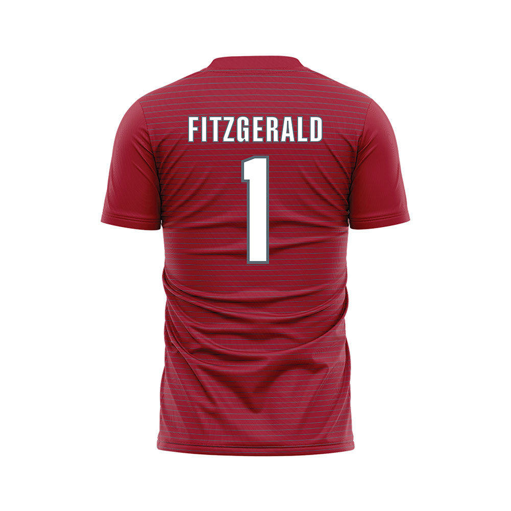 WSU - NCAA Women's Soccer : KEARA FITZGERALD - Red Soccer Jersey-1