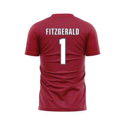 WSU - NCAA Women's Soccer : KEARA FITZGERALD - Red Soccer Jersey-1