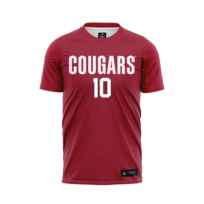 WSU - NCAA Women's Soccer : Audrey Shackelford - Red Soccer Jersey-0