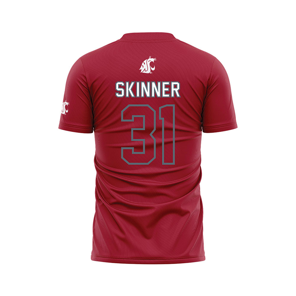 WSU - NCAA Women's Soccer : Rebecca Skinner - Red Soccer Jersey-1
