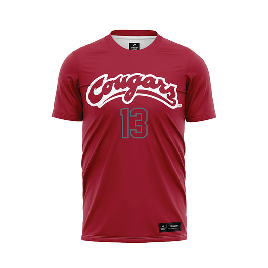 WSU - NCAA Women's Soccer : Jamuna Williams - Red Soccer Jersey-0