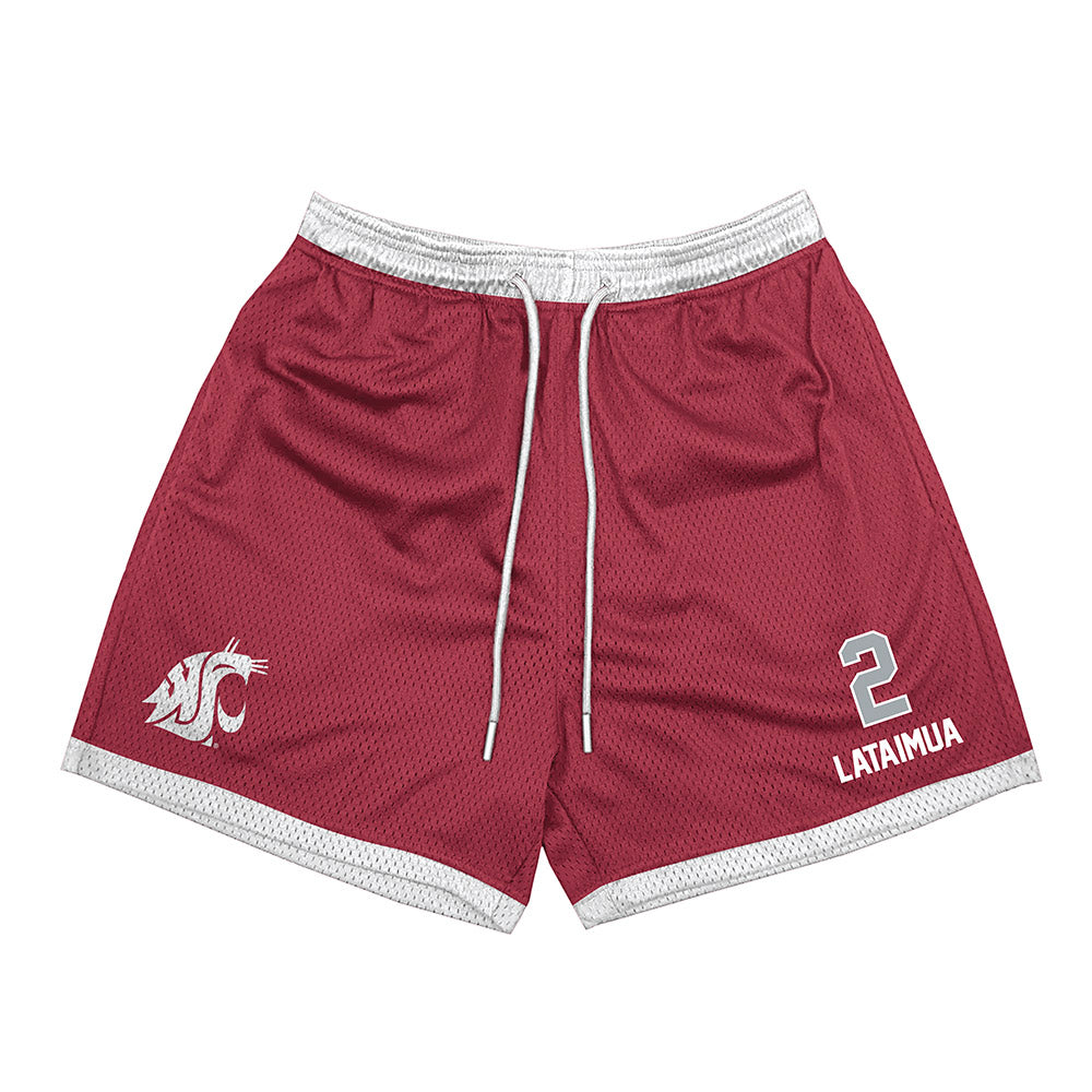 WSU - NCAA Football : Jackson Lataimua - Shorts