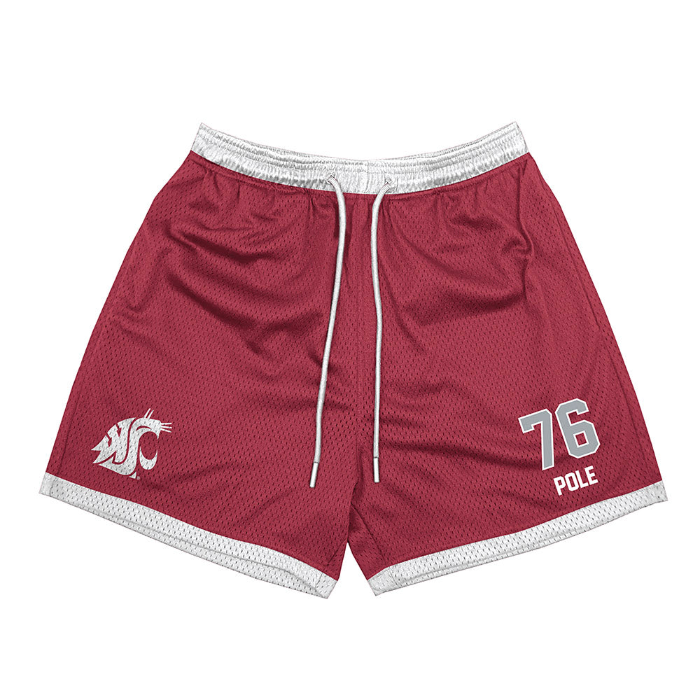 WSU - NCAA Football : Esa Pole - Shorts-0