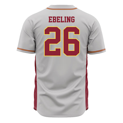 NSU - NCAA Baseball : Braden Ebeling - Grey Jersey-1