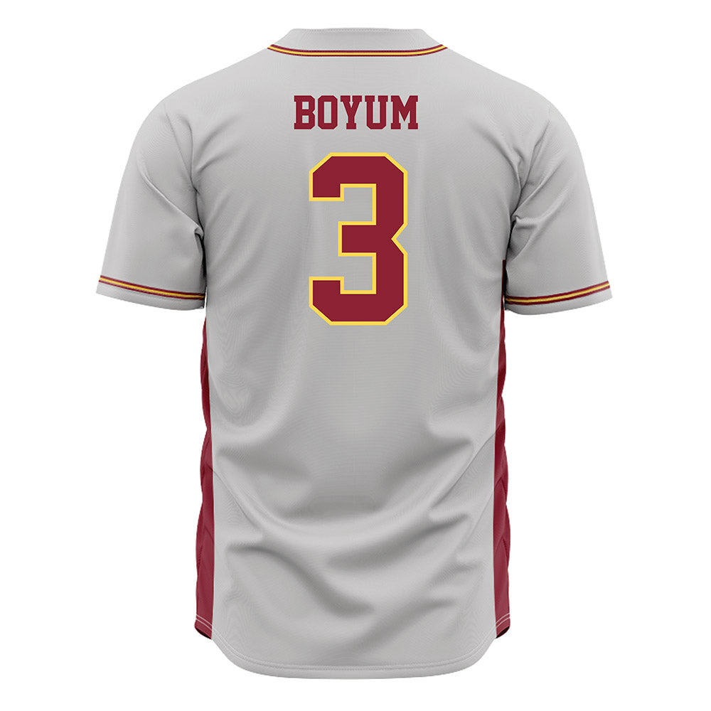 NSU - NCAA Baseball : Tyler Boyum - Grey Jersey-1