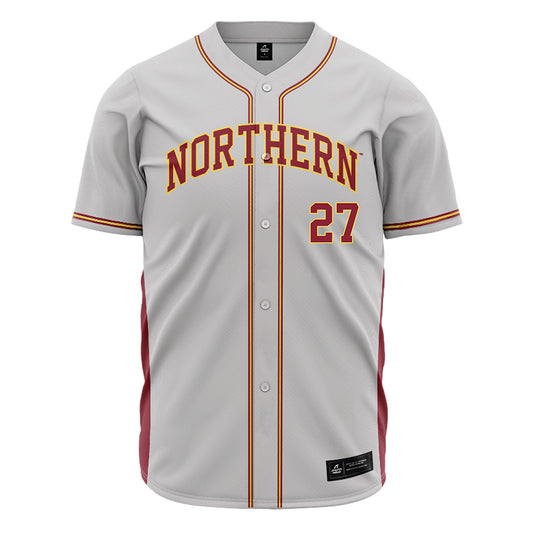  - NCAA Baseball : Jordan Hull - Grey Jersey-0