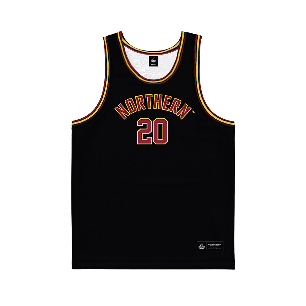 NSU - NCAA Men's Basketball : Marley Baah-Yeboah - Black Basketball Jersey-0