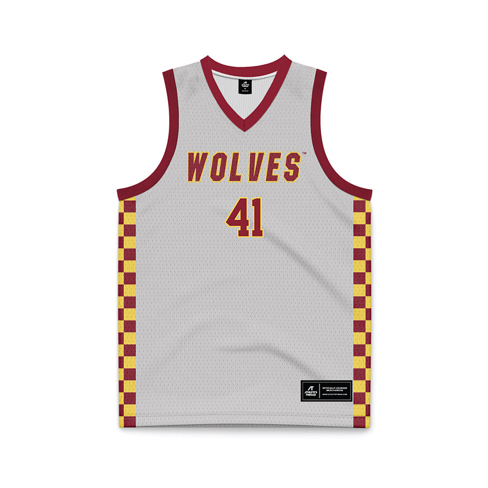 NSU - NCAA Men's Basketball : Marley Baah-Yeboah - Grey Basketball Jersey