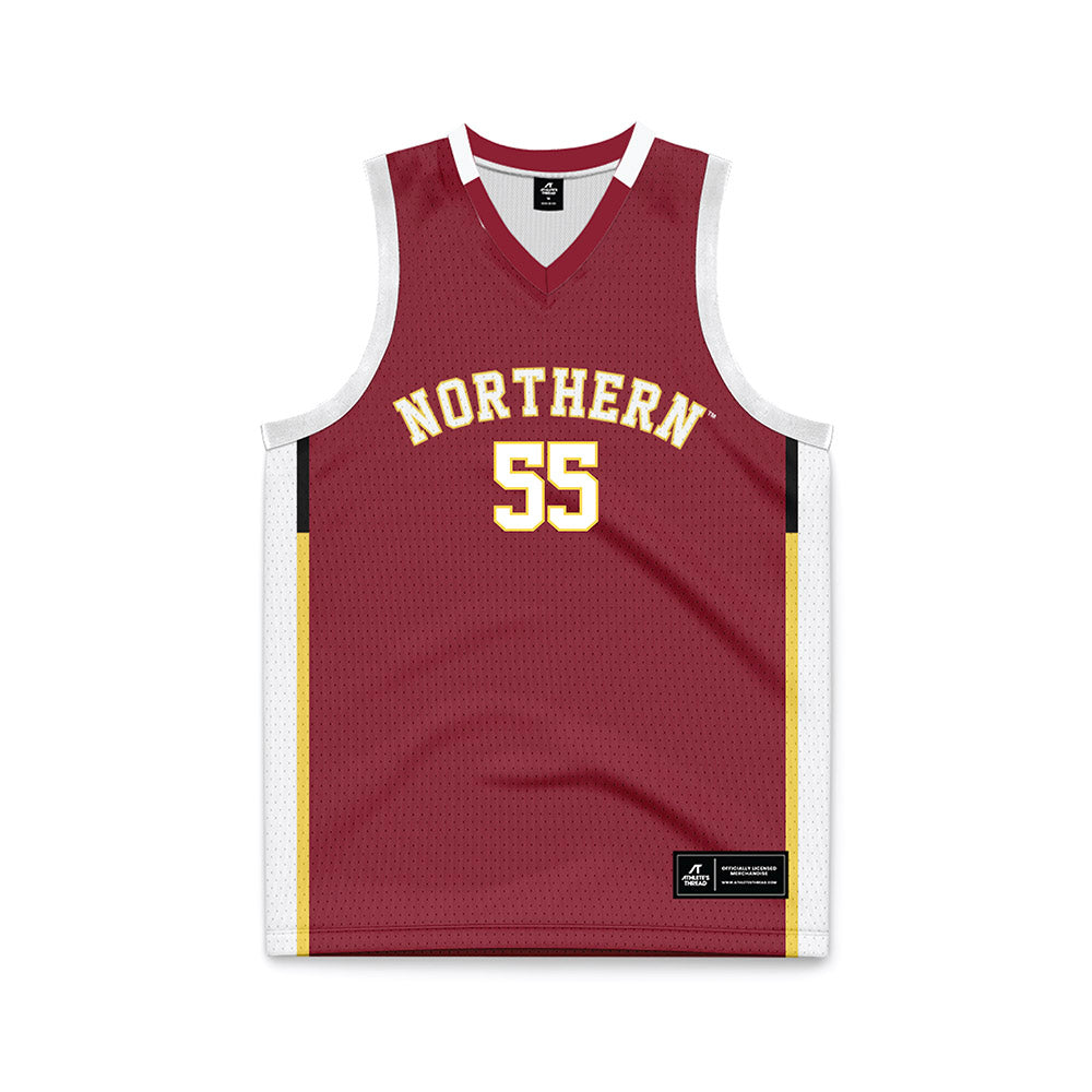 NSU - NCAA Men's Basketball : Tobi Obiora - Maroon Basketball Jersey-0