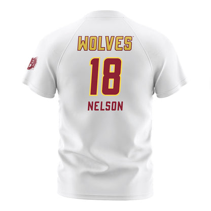 NSU - NCAA Women's Soccer : Clara Nelson - Grey Soccer Jersey-1