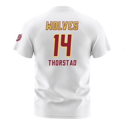 NSU - NCAA Women's Soccer : Addyson Thorstad - Grey Soccer Jersey-1