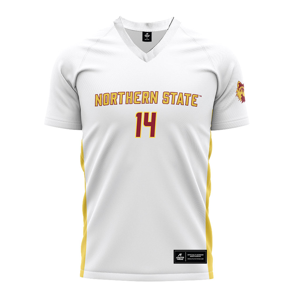 NSU - NCAA Women's Soccer : Addyson Thorstad - Grey Soccer Jersey-0