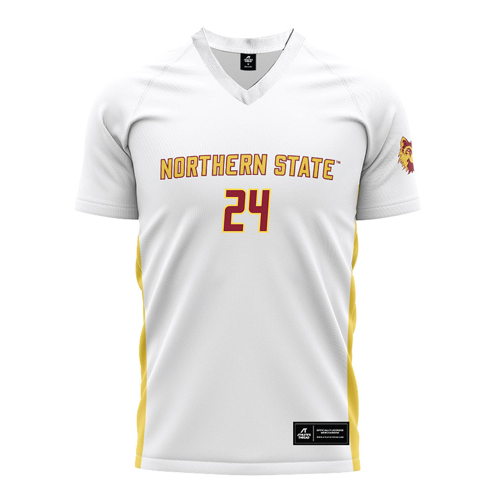 NSU - NCAA Women's Soccer : Emma Puttin - Grey Soccer Jersey-0