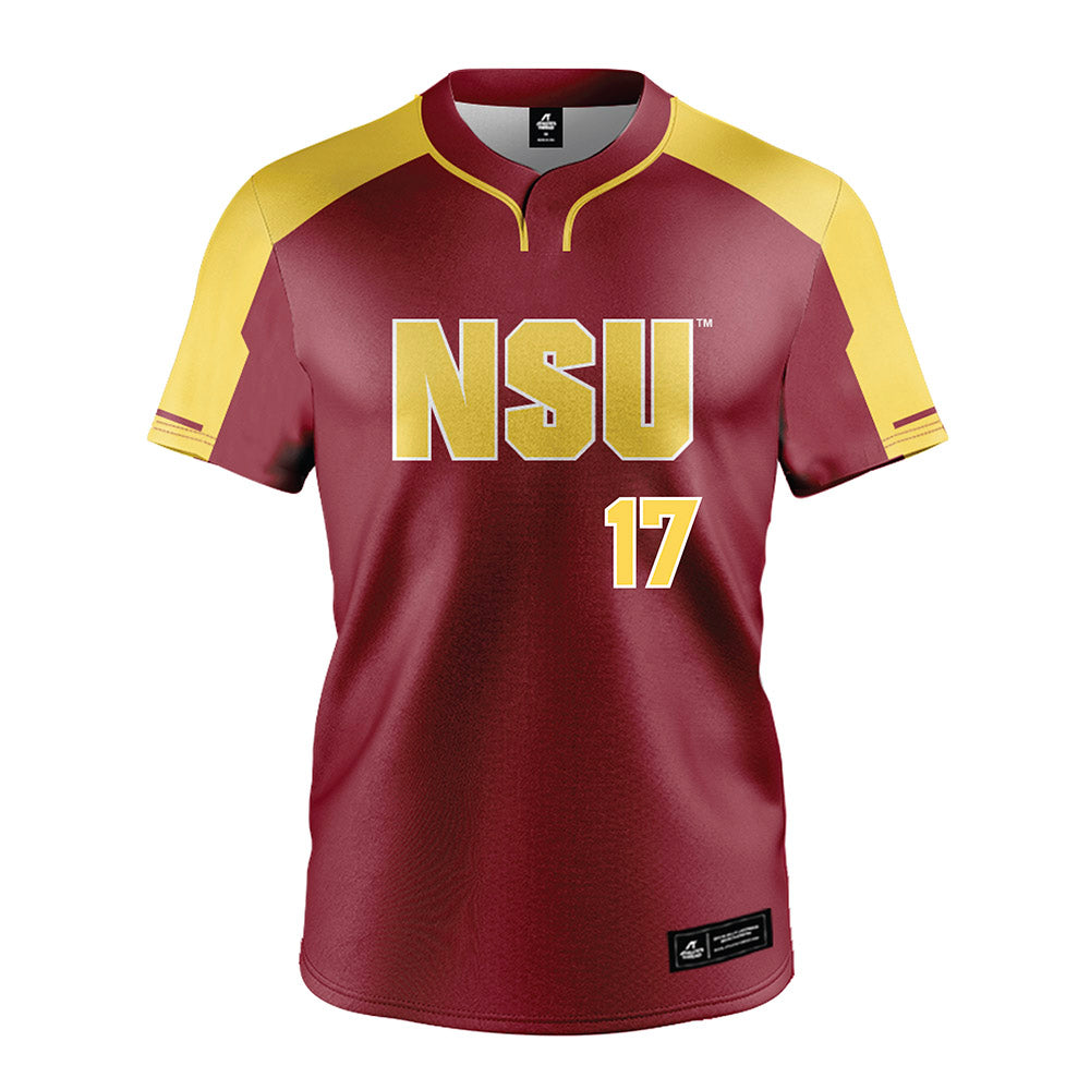NSU - NCAA Softball : Kinsley Stover - Maroon Jersey-0