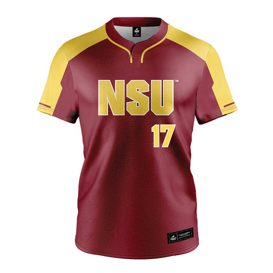 NSU - NCAA Softball : Kinsley Stover - Maroon Jersey-0
