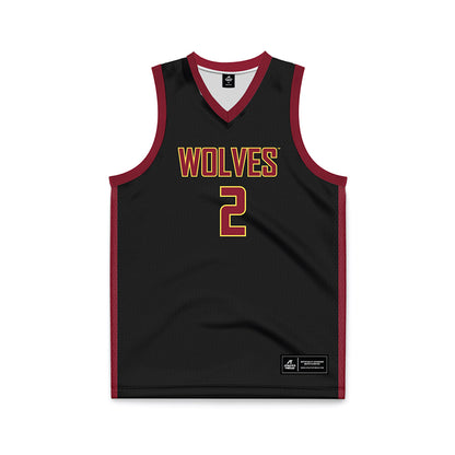 NSU - NCAA Women's Basketball : Makenzie Carrier - Black Basketball Jersey-0